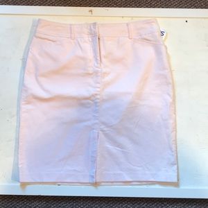 Soft baby pink mini skirt NWT size 12